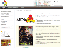 Tablet Screenshot of imaginartejuegos.org